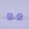 Round Silicone Focal Beads SI-JX0046A-106-2