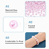 105Pcs 3 Styles Electroplate Opaque Solid Color Glass Beads Strands GLAA-TA0004-40B-5