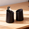 PU Leather Eyeglasses Display Riser Stands ODIS-CN0001-12-7