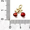 Brass Enamel Charms KK-Z093-22G-02-3