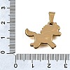 304 Stainless Steel Pendants STAS-G400-01G-02-3