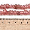 Natural Strawberry Quartz Beads Strands G-P622-B01-02-5