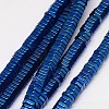 Electroplate Non-magnetic Synthetic Hematite Beads Strands G-J165-2mm-04-1
