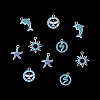 10Pcs 5 Styles Alloy Pendants FIND-TADJ0001-26C-4