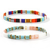 2Pcs Bohemian Glass Seed Beads Stretch Bracelets for Women RZ0109-6-1