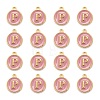 Golden Plated Alloy Enamel Charms ENAM-S118-07P-2