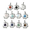 Natural & Synthetic Mixed Stone Pendants G-B194-01P-1