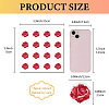 8 Sheets Plastic Waterproof Self-Adhesive Picture Stickers DIY-WH0428-083-2