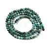 Natural Chrysocolla Beads Strands G-P514-A03-02-A-4