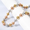 304 Stainless Steel Ball Chains Necklaces for Unisex NJEW-K305-01B-1