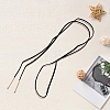 Velvet Cord Knot Tie Choker Necklaces for Women NJEW-CL0001-35-3
