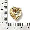 Brass Micro Pave Cubic Zirconia Pendants KK-C090-42G-05-3