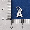925 Sterling Silver Letter Charms LS-STER-C012-01S-A-3
