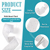 2Rolls Polyester Hot-fix Rhinestone Raw Edges Ribbon OCOR-TA0003-95H-5