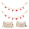 WADORN Valentine's Day Decorative Brass Bag Chain FIND-WR0006-67-1