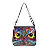 Owl Printed Polyester Shoulder Bags PW-WG8B7D6-20-1