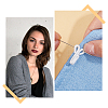 80Pcs 4 Styles Polyester Garment Hook and Eye FIND-DC0005-58-5