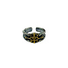 Retro Brass Cuff Open Rings for Men WG9D0D0-02-2