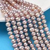 Natural Cultured Freshwater Pearl Beads Strands PA-CBAC463-10-1