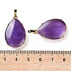 Natural Amethyst Pendants G-U002-01G-D-3