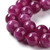 Dyed Natural Malaysia Jade Beads Strands G-G021-02C-03-4