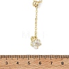 Adjustable Brass Cable Chain & Paperclip Chain Lariat Necklaces NJEW-JN06150-02-4