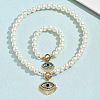 Alloy Rhinestone & Imitation Pearl Bracelets & Necklaces Sets FS-WG20ADC-02-1