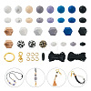 DIY Beaded Keychain Bracelet Making Kit DIY-TA0004-23-29