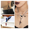 24Pcs 6 Styles Alloy Enamel Pendants ENAM-TA0001-56-7