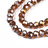 Electroplate Glass Beads Strands LS-EGLA-R016-4m-4-3