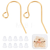 200Pcs Brass Earring Hooks KK-BBC0002-46-1