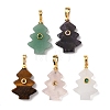 Natural Mixed Stone Pendants G-P628-04G-M-1