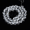 Transparent Faceted Glass Beads Strands GLAA-TAC0010-01A-01-2