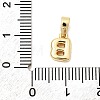 Brass Letter Charms LS-KK-G554-22G-B-3
