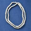 Electroplated Synthetic Non-magnetic Hematite Beads Strands G-I364-F01-S-2