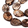 Natural Tree Bark Agate Beads Strands G-Q606-23B-3