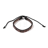 4Pcs 4 Styles PU Imitation Leather Braided Bracelets Sets BJEW-P335-01C-2