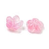 Dyed & Heated Glass Bead Caps GLAA-C042-01I-2