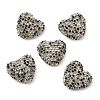 Sparkling Acrylic Heart Beads with Rhinestone Embellishment LS-OACR-NH0001-02B-06-1