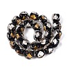 Handmade Gold & Silver Foil Glass Beads FOIL-Q003-01B-2