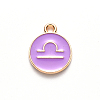 Alloy Enamel Pendants LS-ENAM-S124-01A-01K-2