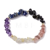 Aries Guardian Gemstone Stretch Bracelets BJEW-JB11108-03-1