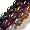 Natural Agate(Dyed & Heated) Beads Strands G-M446-D01-01A-2