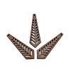 Walnut Wood Pendants FIND-Z050-09G-1