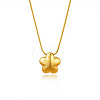 304 Stainless Steel Star Pendant Round Snake Chain Necklaces for Women WG91E03-01-3