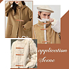 10 Sets Imitation Leather Alloy Button-down Metal Buttons for Bag Making FIND-GF0009-64A-5