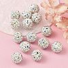 Pave Disco Ball Beads X-RB-Q195-14mm-AB-4