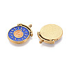 304 Stainless Steel Enamel Pendants STAS-N124-35A-G-2