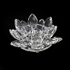 Flower Natural Quartz Crystal Candle Holder Molds AJEW-H154-02A-2