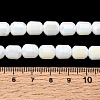 Electroplate Opaque Column Glass Beads Strands EGLA-A043-02-AB03-4